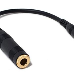 Sennheiser Genuine Adapter Cable Female 1/4" 6.3mm to Male 1/8" 3.5mm Plug for Headphones