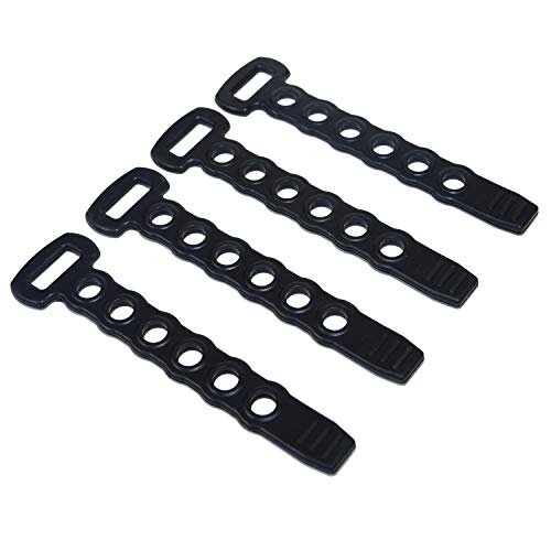 Heininger 1012 Advantage SportsRack Black Replacement Saddle Strap, (Pack of 4)