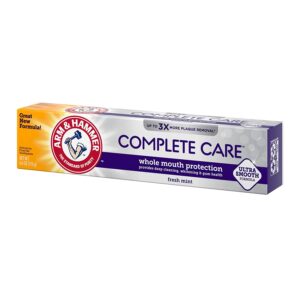 ARM & HAMMER Complete Care Fluoride Anticavity Toothpaste, Fresh Mint 6 oz (Pack of 3)