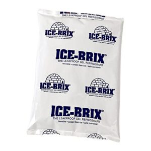 polar tech - ib 6 ib6 ice brix leakproof viscous gel refrigerant poly pack, 4" length x 6" width x 3/4" thick (case of 48)