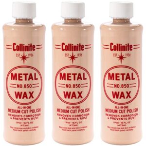collinite no. 850 metal wax, 16 fl oz - 3 pack