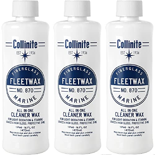 Collinite No. 870 Fleetwax Cleaner-Wax, 16 Fl Oz - 3 Pack