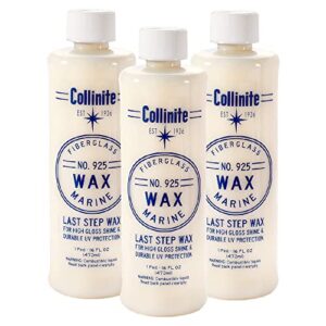 collinite no. 925 fiberglass marine wax, 16 fl oz - 3 pack
