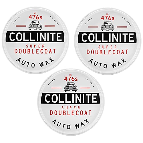 Collinite No. 476s Super DoubleCoat Paste Wax, 9 Fl Oz - 3 Pack