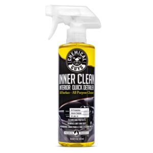 chemical guys spi_663_16 innerclean quick detailer with pineapple scent, high performance interior and dashboard cleaner, dust repellent, easy to use non greasy formula, 16 fl oz