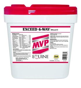 med-vet pharmaceuticals exceed 6-way (32lb) high level performance horse support