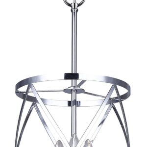 Canarm ICH172B03CH10 Vanessa 3-Light Chandelier, Chrome