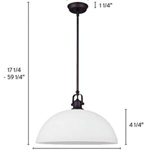 Canarm IPL177B01ORB Rowan 1-Light Mini Pendant , Oil-rubbed Bronze