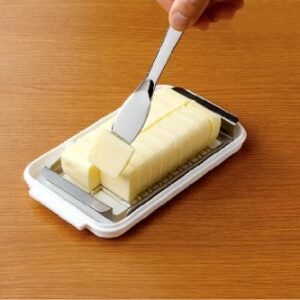 Stainless Butter Cutter & Case Btg2dx (With a Butter Knife)(Japan Import)