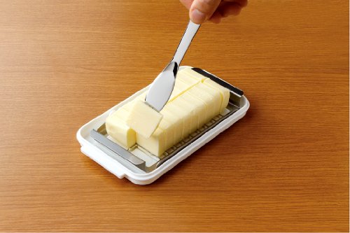 Stainless Butter Cutter & Case Btg2dx (With a Butter Knife)(Japan Import)