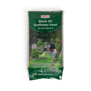 Petco Black Oil Sunflower Seed Wild Bird Food, 30 lb Bag