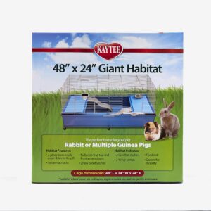 Kaytee My First Home Giant Habitat With Casters for Pet Rabbits or Multiple Guinea Pigs