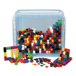 hand2mind snap cubes, math linking cubes, plastic cubes, snap blocks, color sorting, connecting cubes, math manipulatives, counting cubes for kids math, math cubes, math counters (set of 2000)