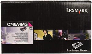 lexmark c746a4mg laser printer toner cartridge,magenta