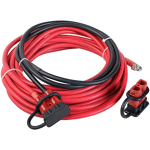 HAMPTON PROD Keeper - 6 AWG Trailer Wiring Kit - 25’ and 6’ with Quick Connect for KT and KU Winches