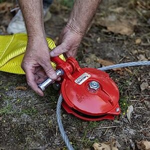 KEEPER - Pulley Block for All Winches Up to 18,000 Lbs. with 36,000 Lbs. Pulling Capacity