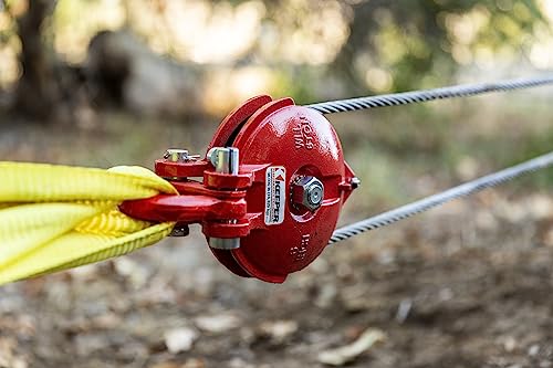 KEEPER - Pulley Block for All Winches Up to 18,000 Lbs. with 36,000 Lbs. Pulling Capacity