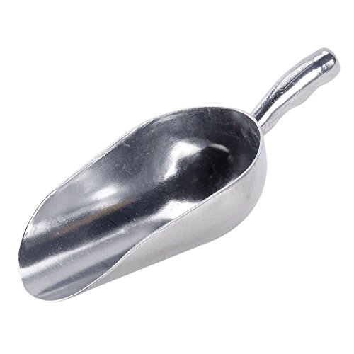 12 Ounce Bar Ice Scoop, Dry Bin Scoop, Dry Goods Scoop, Candy Scoop, Spice Scoop, Aluminum by Royal Industries, , Commercial Grade