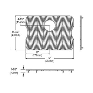 Elkay LKWOBG2317SS Stainless Steel Bottom Grid