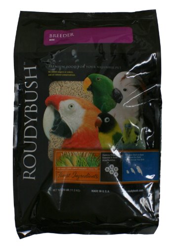 RoudyBush Breeder Bird Food, Mini, 25-Pound