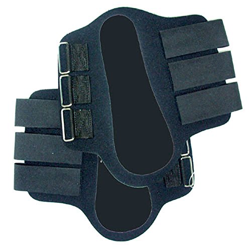 Intrepid International Splint Boots with Black Patches for Draft Horse