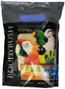 roudybush low fat bird food, mini, 10-pound