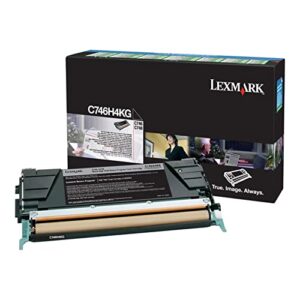 lexmark c746h4kg return program high-yield toner, 12,000 page-yield, black, taa compliant