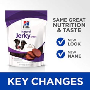 Hill's Natural Jerky Strips with Real Beef Dog Treats, 7.1 oz. Bag