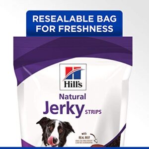 Hill's Natural Jerky Strips with Real Beef Dog Treats, 7.1 oz. Bag