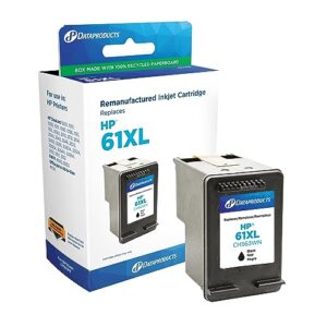 dataproducts dpc563wn remanufactured high yield inkjet cartridge for hp 61xl (black) ink