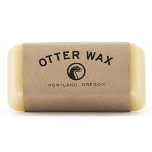 Otter Wax Fabric Wax Bar | Large Bar | Durable Rain Protection | Made in the USA | Waterproof Canvas, Shoes, Hats, Jacket, Bags, Outdoor Gear, Clothing | All-Natural & Effective Beeswax Waterproofer