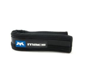 mac's tie downs 416002 black 20" fleece sleeve strap protector