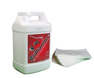 brillianize 1-gallon (3.8 l) and 40 sofkloth polyester polishing cloths
