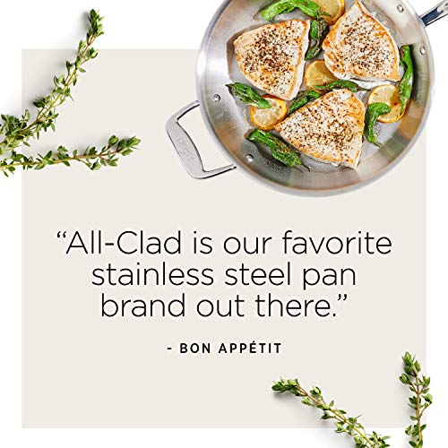 All-Clad Saute Pan, 8-Inch, Stainless Steel