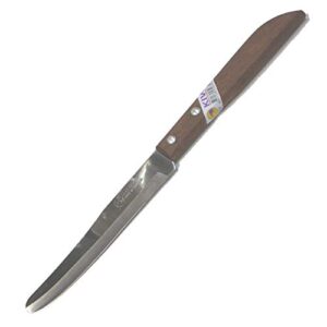 set of 3 kiwi stainless steel knives, wood handle # 502
