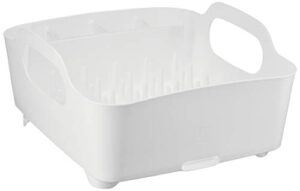 tub dish rack white