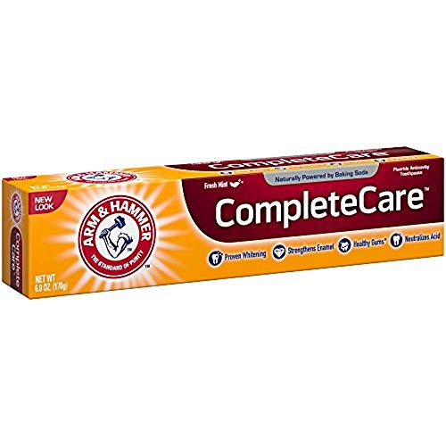 ARM & HAMMER Complete Care Fluoride Anticavity Toothpaste, Fresh Mint 6 oz (Pack of 4)