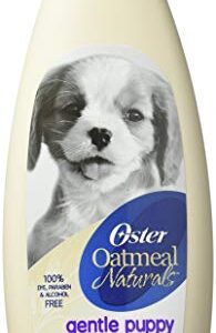 Oster Oatmeal Naturals Gentle Puppy Dog Shampoo, Baby Powder, 18 Fluid Ounces (078590-145-001)