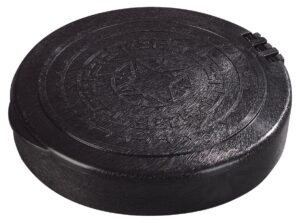 carlisle foodservice products 071003 insulated hinged tortilla server, 7" / 1", black