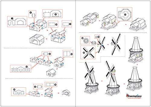 Metal Earth Windmill 3D Metal Model Kit Fascinations