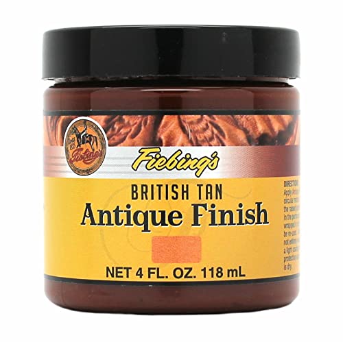 Fiebings 4 Oz46; Antique Finish - British Tan