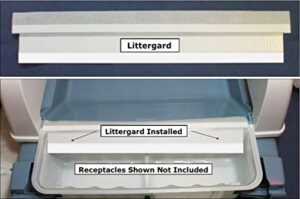 felineasy littergard - eliminates litter & waste under littermaid receptacle junction.