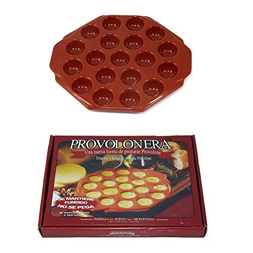 EZ-Melter Ceramic Microwave, Oven and Grill Safe Cheese Provoletera & Serving Platter