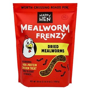 happy hen treats mealworm frenzy, 30-ounce