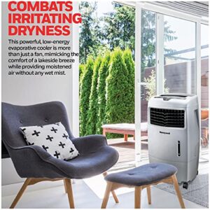 Honeywell 500 CFM Indoor Outdoor Portable Evaporative Cooler, Fan, & Humidifier with Remote Control