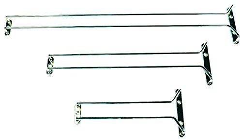 Update International (GHC-10) 10" Chrome-Plated Glass Hanger