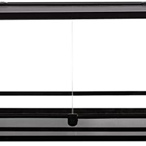 TRIXIE 41 Gallon Glass Terrarium, Double Hinged Doors, Mesh Top, Waterproof Base, Black