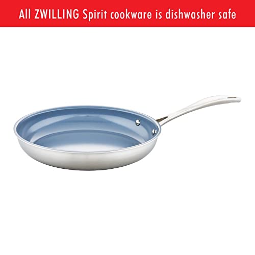 ZWILLING Spirit 3-ply 10-pc Stainless Steel Ceramic Nonstick Pots and Pans Set, Dutch Oven, Fry Pan