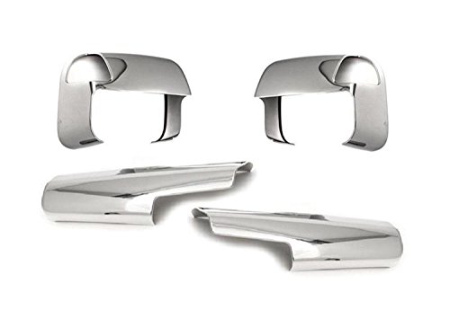 Putco 400520 Chrome Overlay for Tow Mirror with Light - 4 Piece