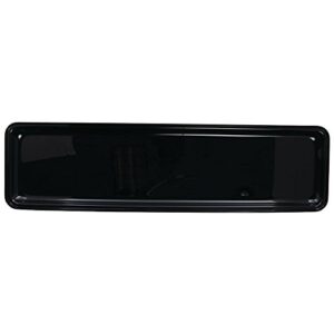 Delfin 30" x 8" x 1" Black Rectangular Market Tray